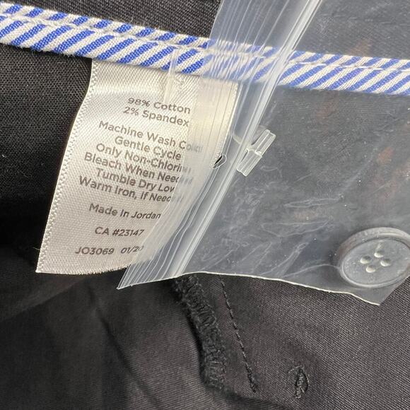 Talbots Cotton Stretch 7” Inseam Relaxed Chino Short Classic Black Size 18W - Picture 9 of 9